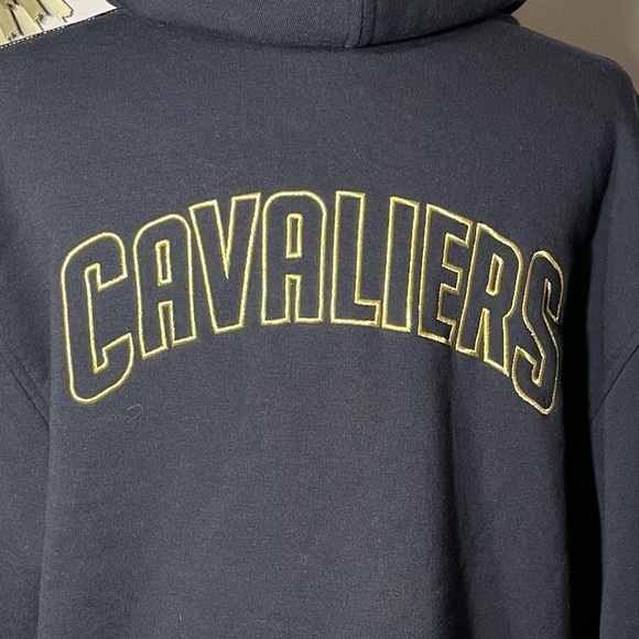 Adidas Cleveland Cavaliers The Association X-Large Full Zip Hoodie Black, Red - Picture 8 of 9